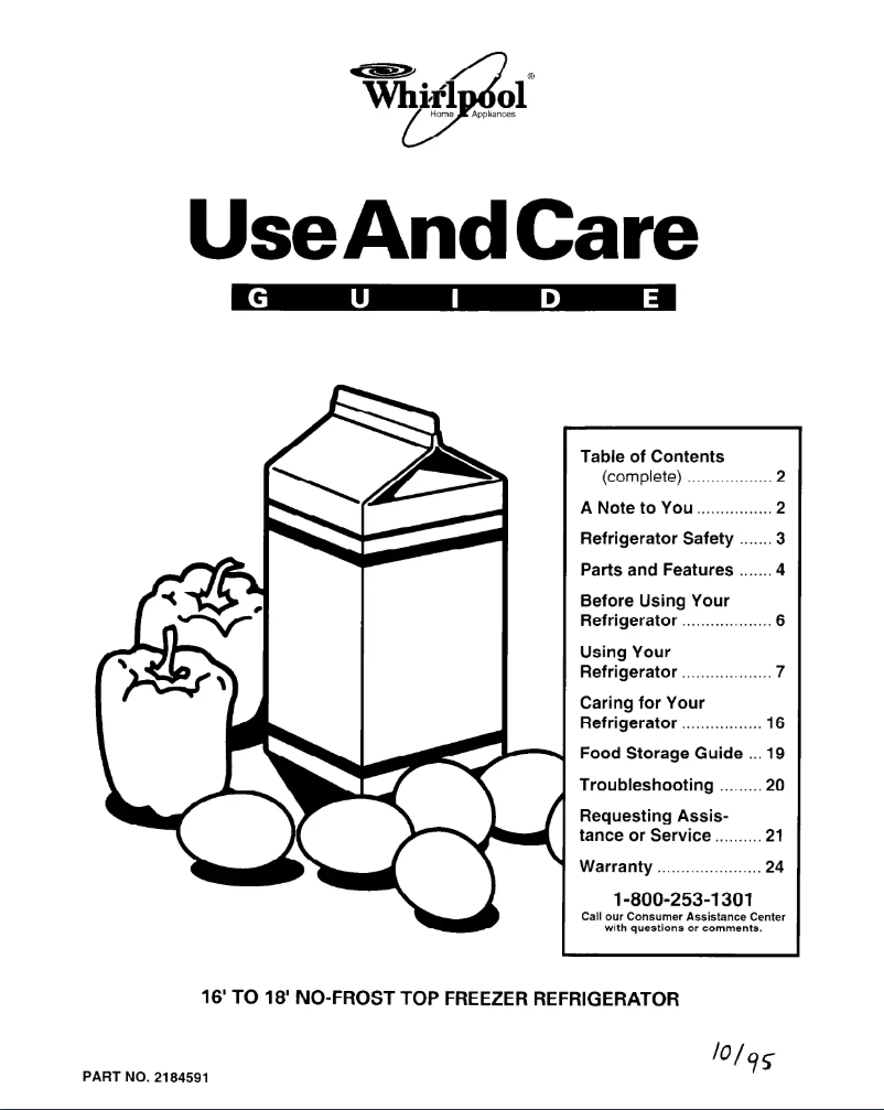 Image de la première page du manuel de l'appareil ET16JMXDW02