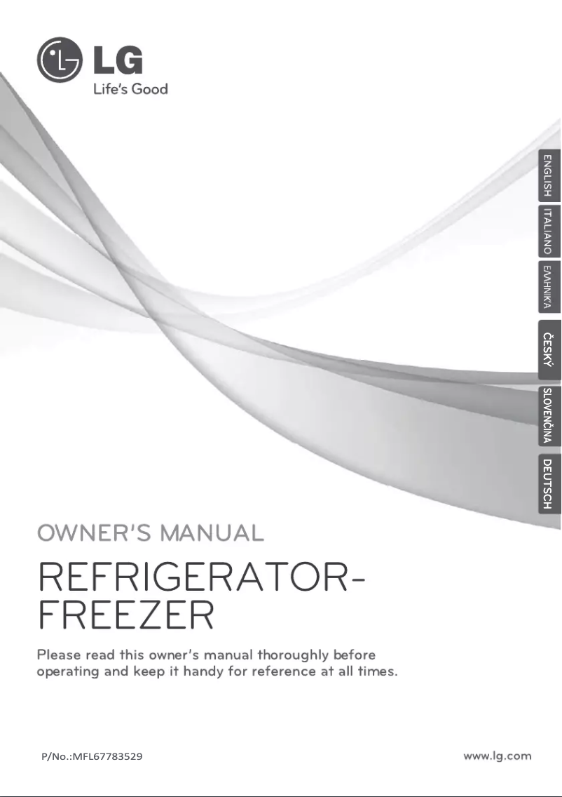 Page 1 de la notice Manuel utilisateur LG GBB548