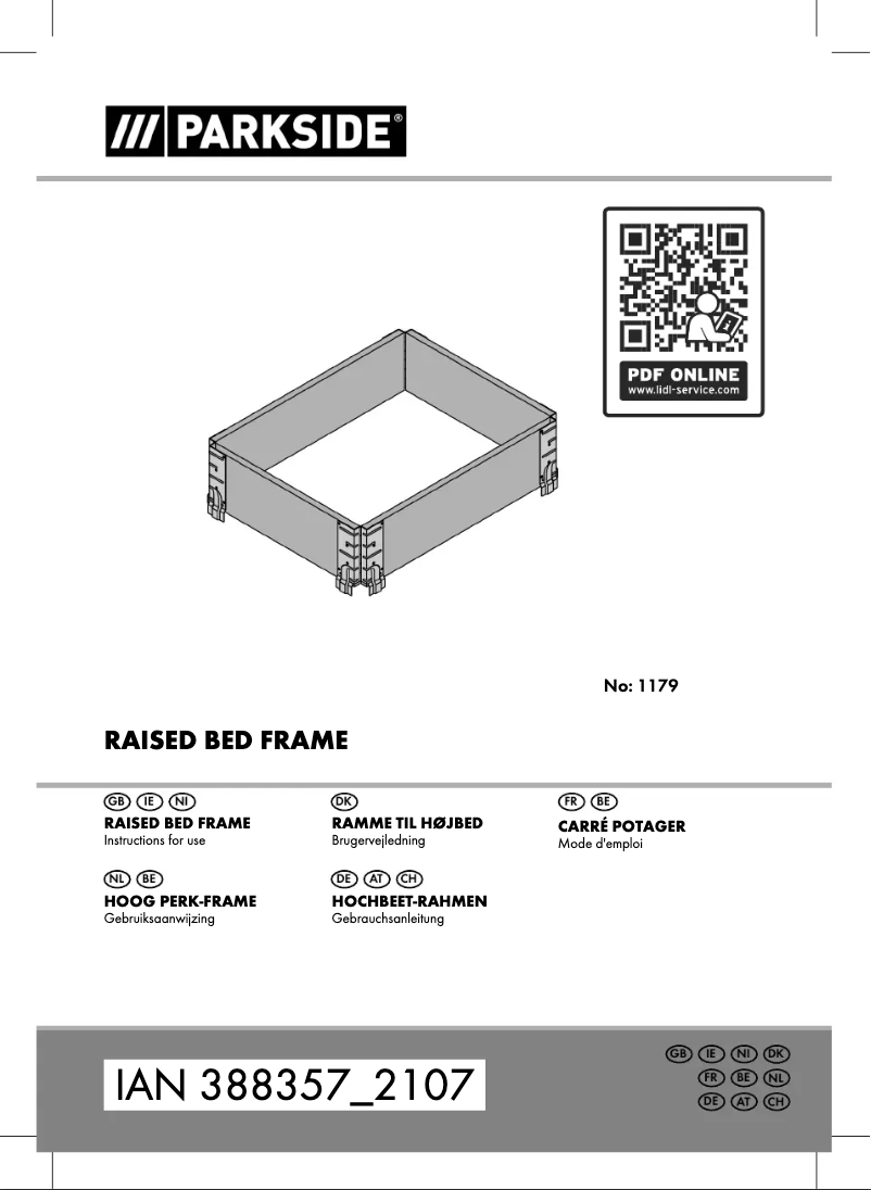 Image de la première page du manuel de l'appareil IAN 388357