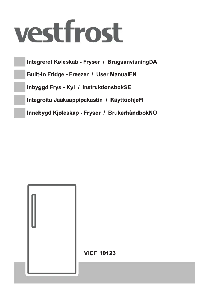 Image de la première page du manuel de l'appareil VICF 10123 S