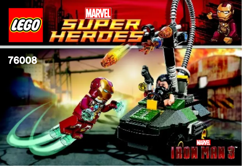 Page n°1 - Manuel utilisateur Lego Iron Man (TM) vs. The Mandarin (TM): Ultimate Sh