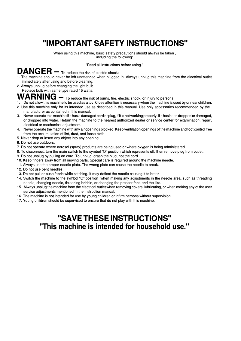 Página 1 del manual Manual de usuario Brother XR-46C