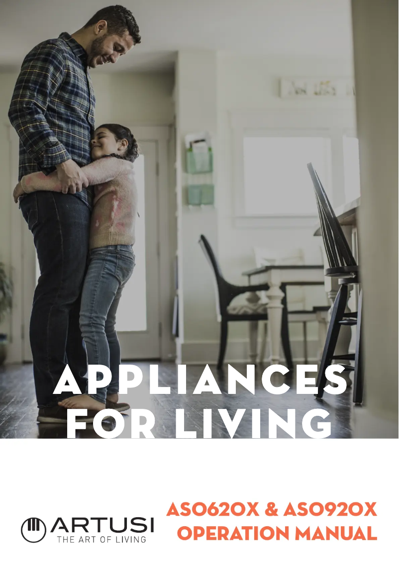 Image de la première page du manuel de l'appareil ASO620X