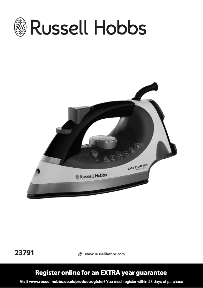 Page n°1 - Manuel utilisateur Russell Hobbs Easy Store Pro 23791