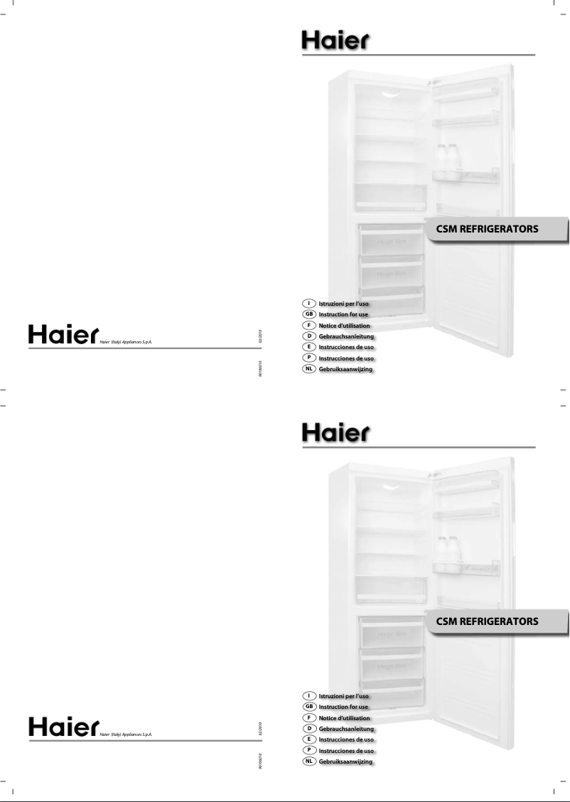 Image de la première page du manuel de l'appareil CSM637CW