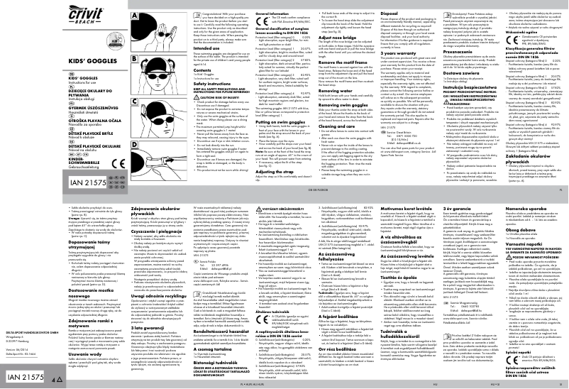 Image de la première page du manuel de l'appareil IAN 21575