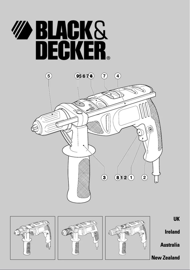 Page 1 de la notice Manuel utilisateur Black & Decker KR600CRE
