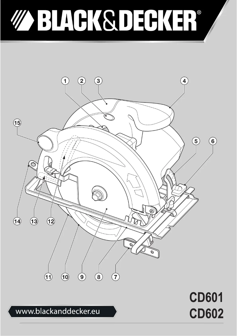 Image de la première page du manuel de l'appareil CD601