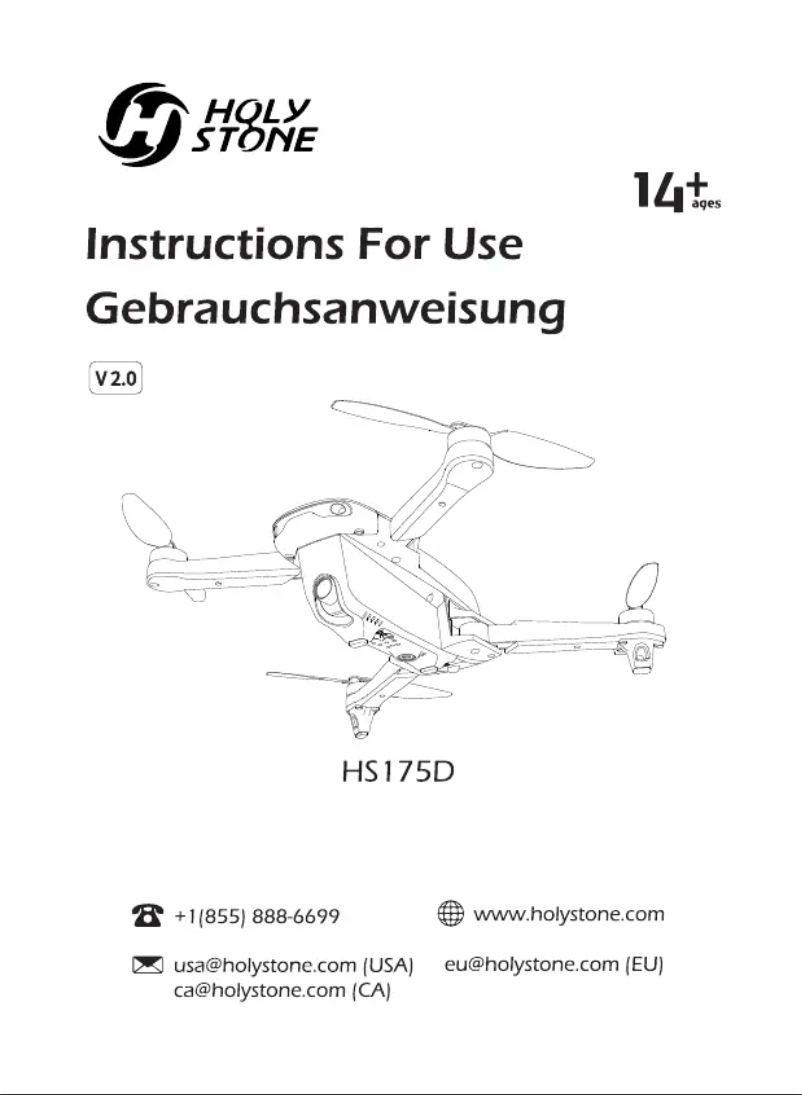 Image de la première page du manuel de l'appareil HS175D