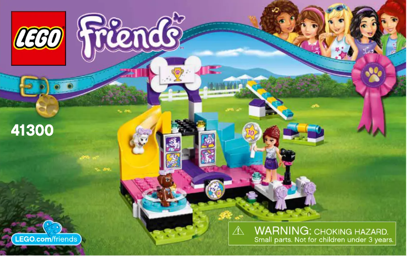 Page 1 de la notice Consignes visuelles Lego Friends 41300