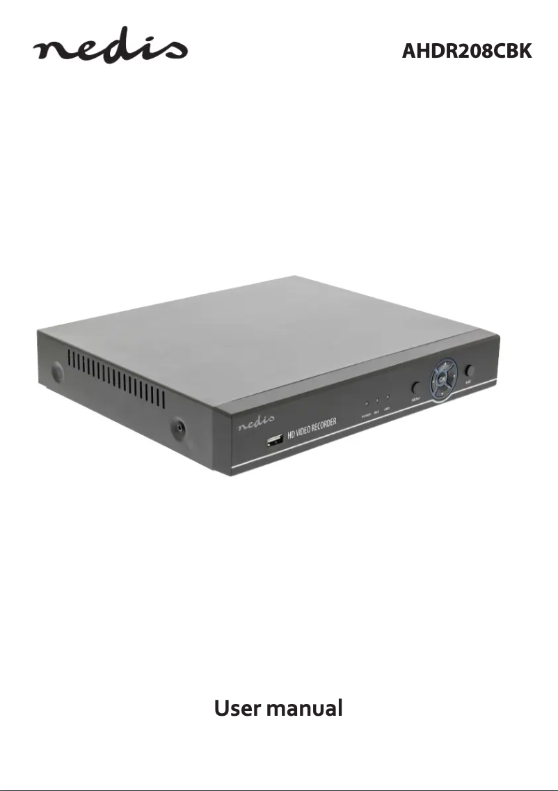 Image de la première page du manuel de l'appareil AHDR208CBK