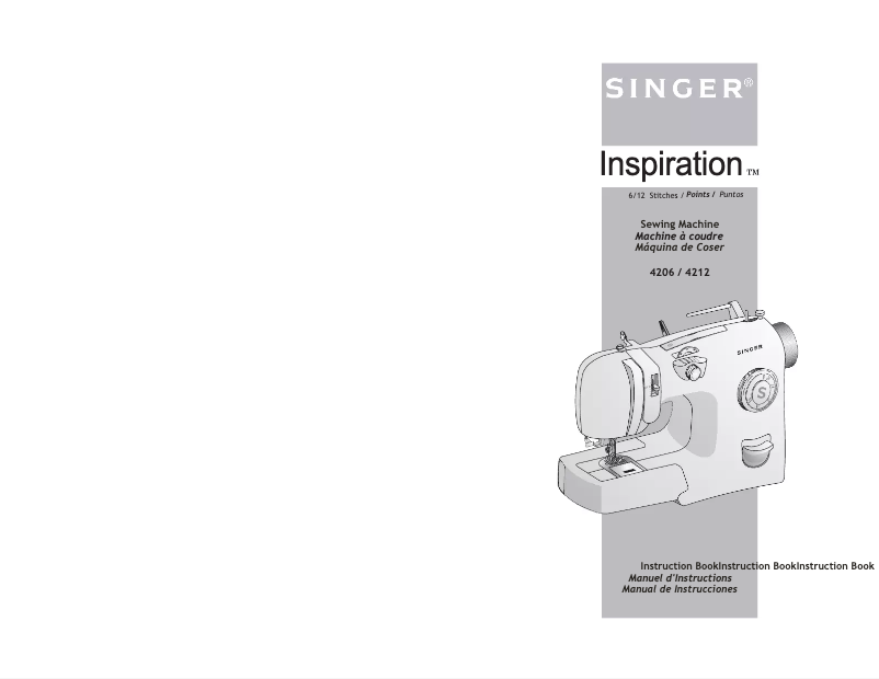 Page n°1 - Manuel utilisateur Singer 4212