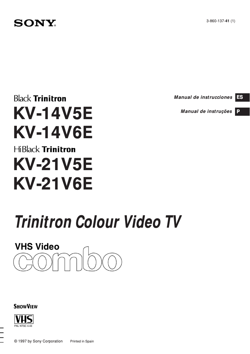 Image de la première page du manuel de l'appareil KV-14V6E