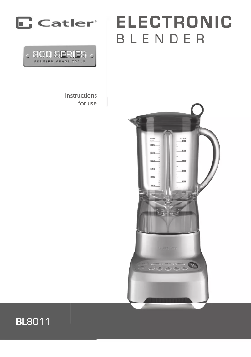 Page 1 de la notice Manuel utilisateur Catler BL 8011