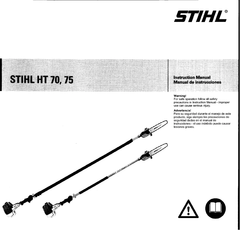 Página 1 del manual Manual de usuario Stihl HT 75