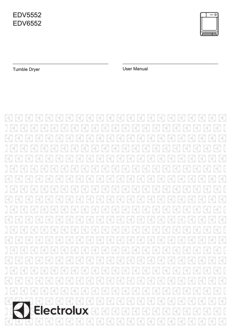 Page n°1 - Mode d'emploi Electrolux EDV5552