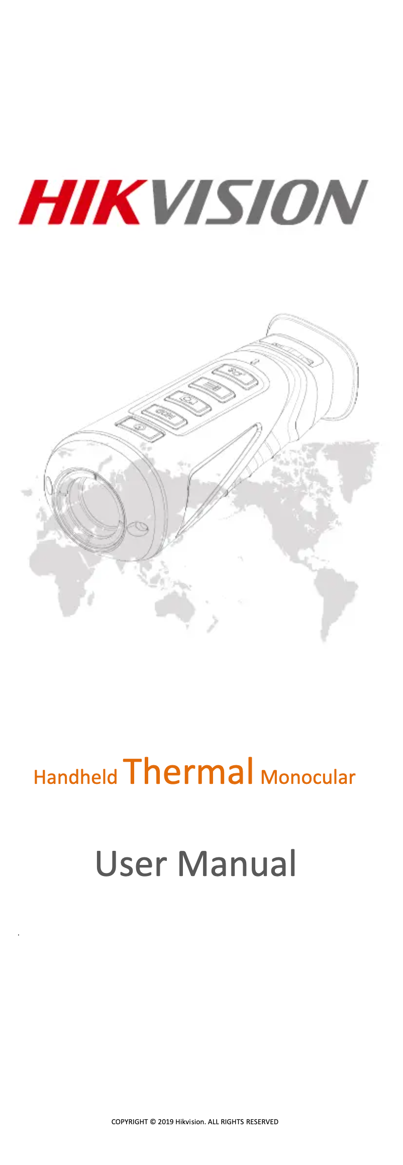 Page n°1 - Manuel utilisateur Hikvision DS-2TS03-35UF/W-O335