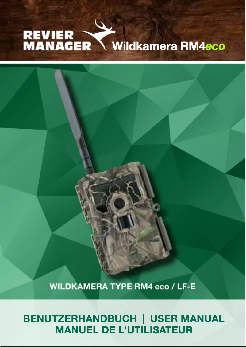 Page 1 de la notice Manuel utilisateur Revier Manager RM4eco