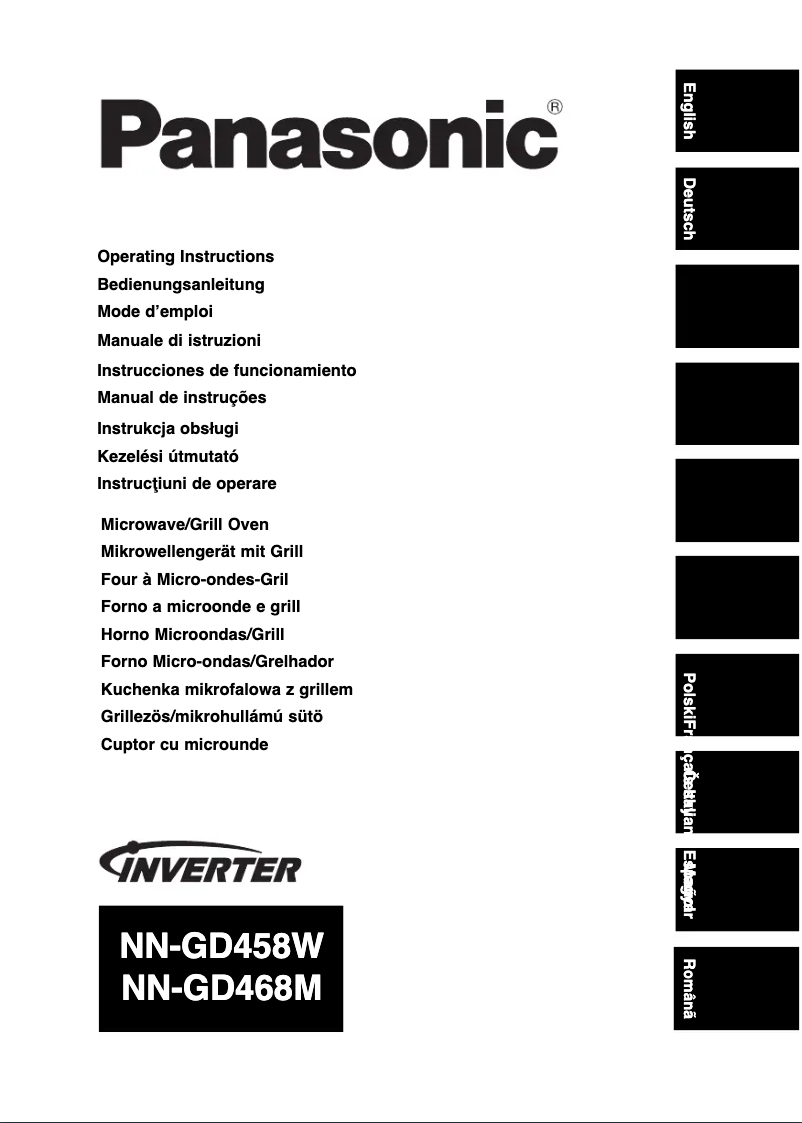 Page 1 de la notice Manuel utilisateur Panasonic NN-GD458