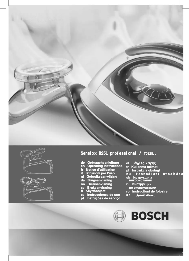 Page n°1 - Manuel utilisateur Bosch Sensixx B25L professional TDS25PRO2