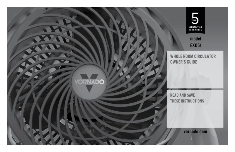 Página 1 del manual Manual de usuario Vornado EXO51