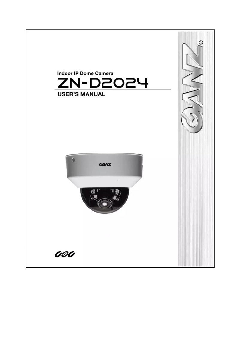 Image de la première page du manuel de l'appareil ZN-D2024