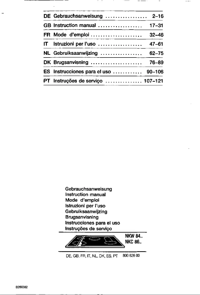 Imagen de la primera página del manual del dispositivo NKW845a