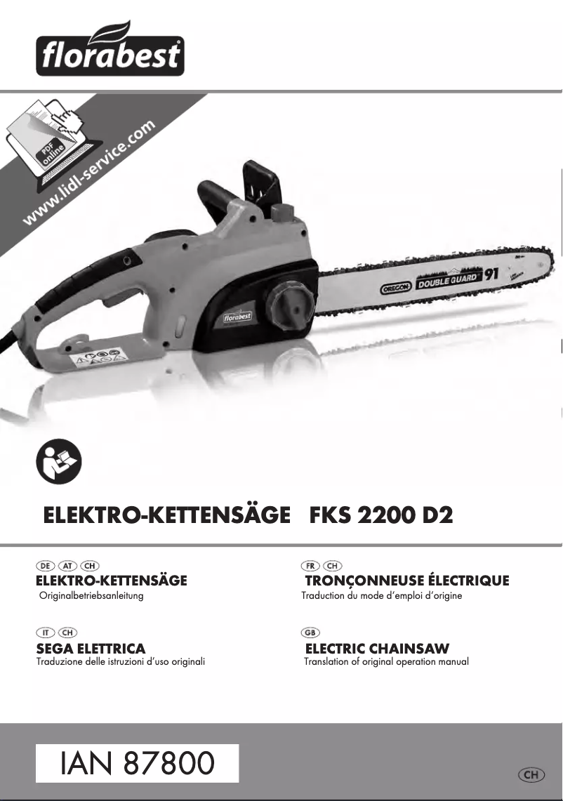 Image de la première page du manuel de l'appareil FKS 2200 D2