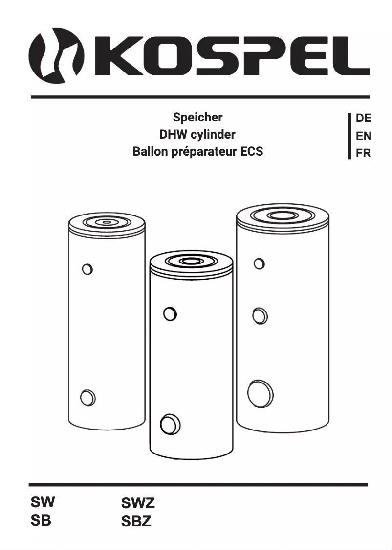 Página 1 del manual Manual de usuario Kospel SW-300