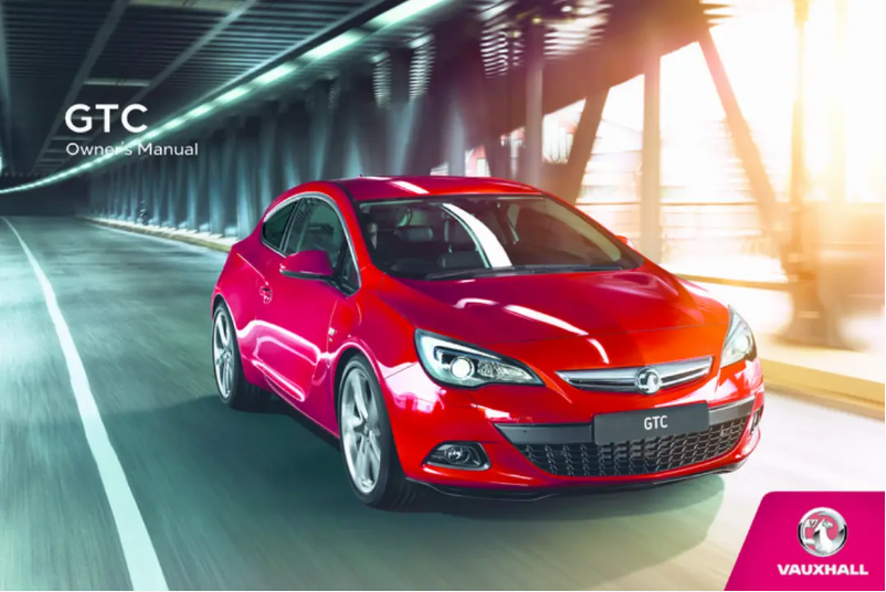 Page 1 of the manual User Manual Vauxhall Astra GTC (2011)