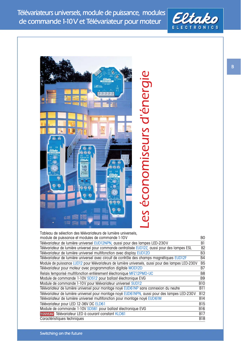Page n°1 - Manuel utilisateur Eltako EUD12NPN-UC