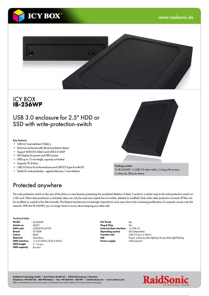 Image de la première page du manuel de l'appareil IB-256WP