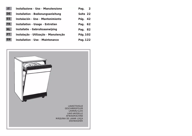 Page 1 de la notice Manuel utilisateur Candy CDF 615 A