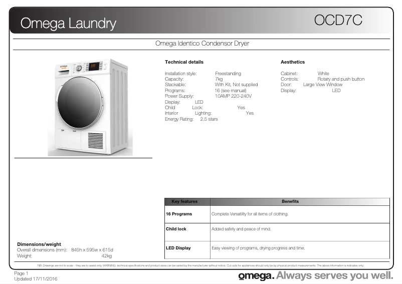 Image de la première page du manuel de l'appareil OCD7C