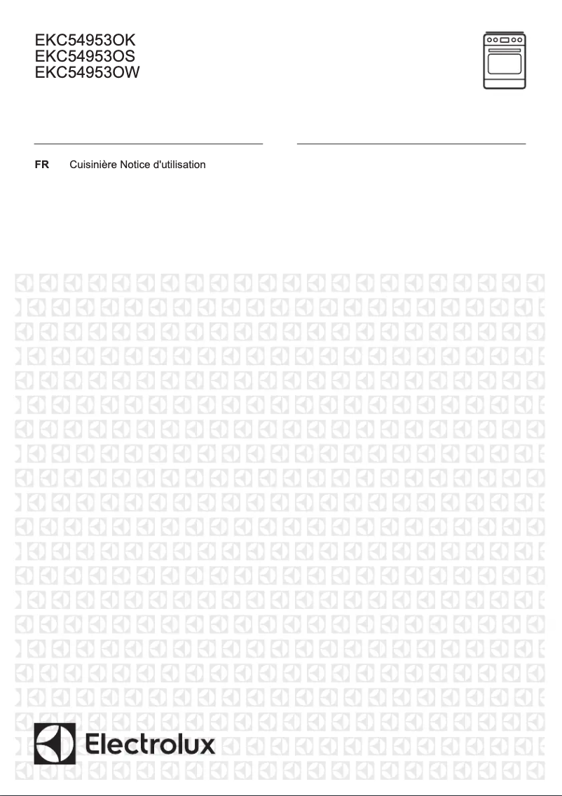 Image de la première page du manuel de l'appareil EKC54953OK