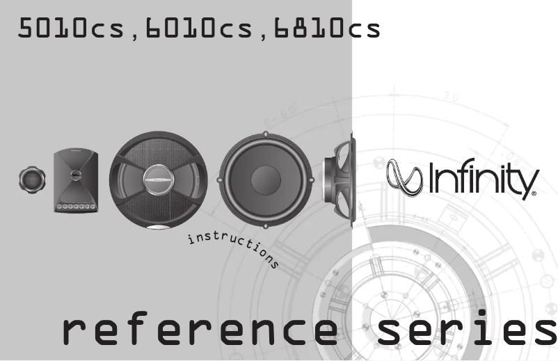 Image de la première page du manuel de l'appareil Reference 6810cs