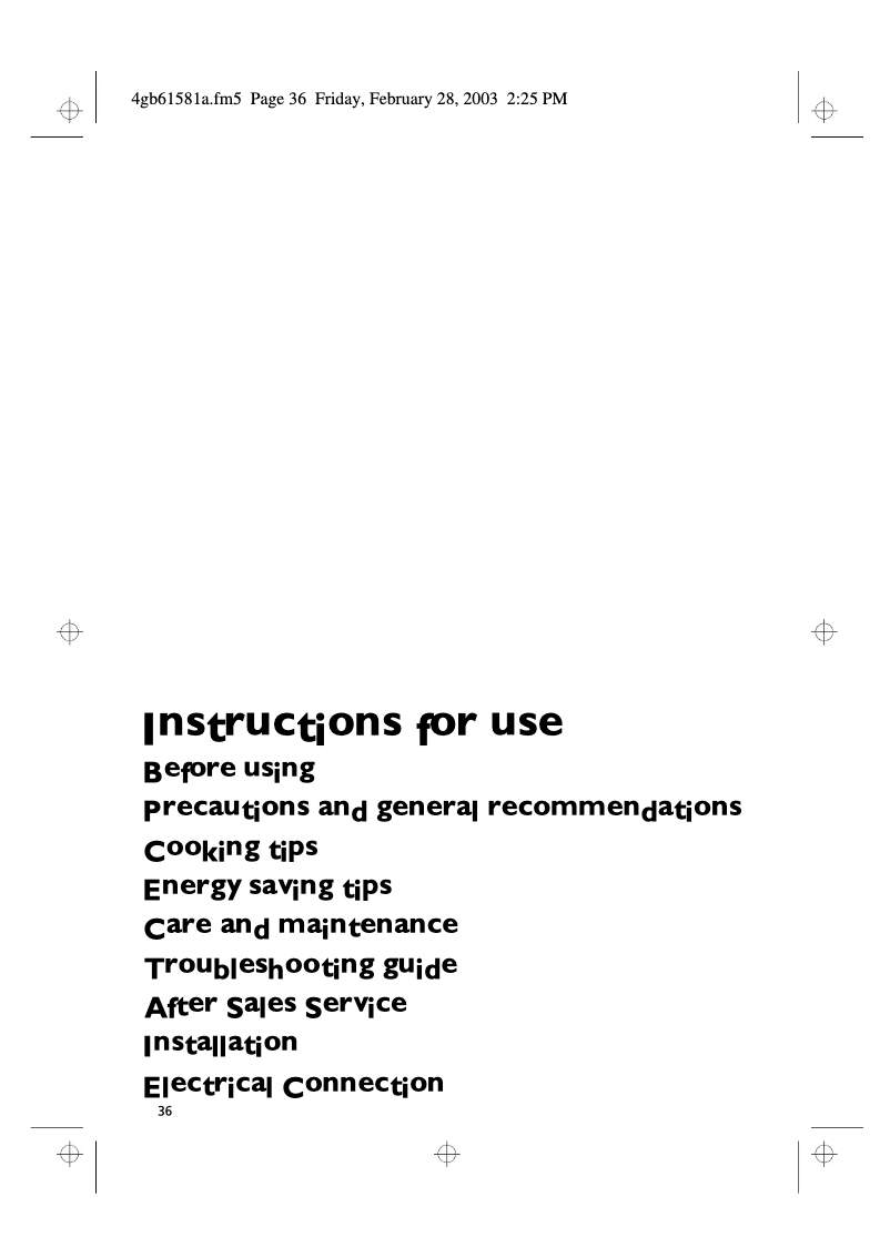 Image de la première page du manuel de l'appareil AKM 995/BA