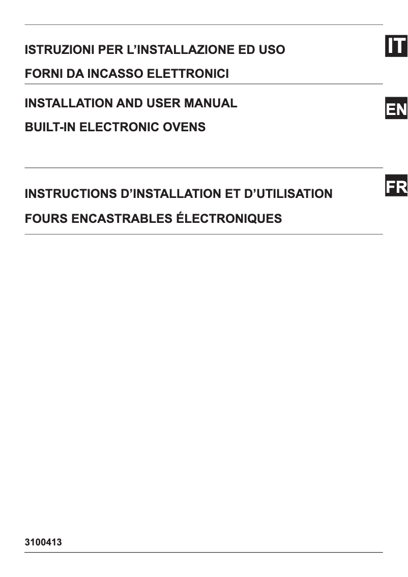 Page n°1 - Manuel utilisateur La Germania F6011LAGPSNE