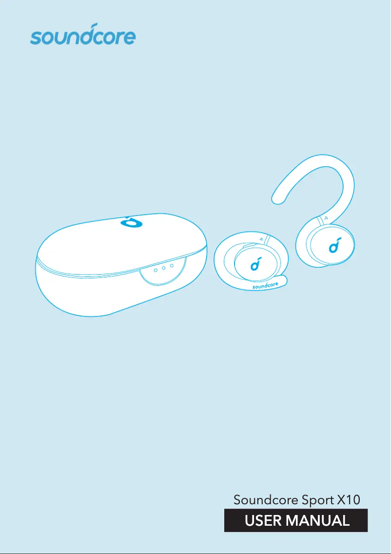 Page n°1 - Manuel utilisateur Soundcore Sport X10