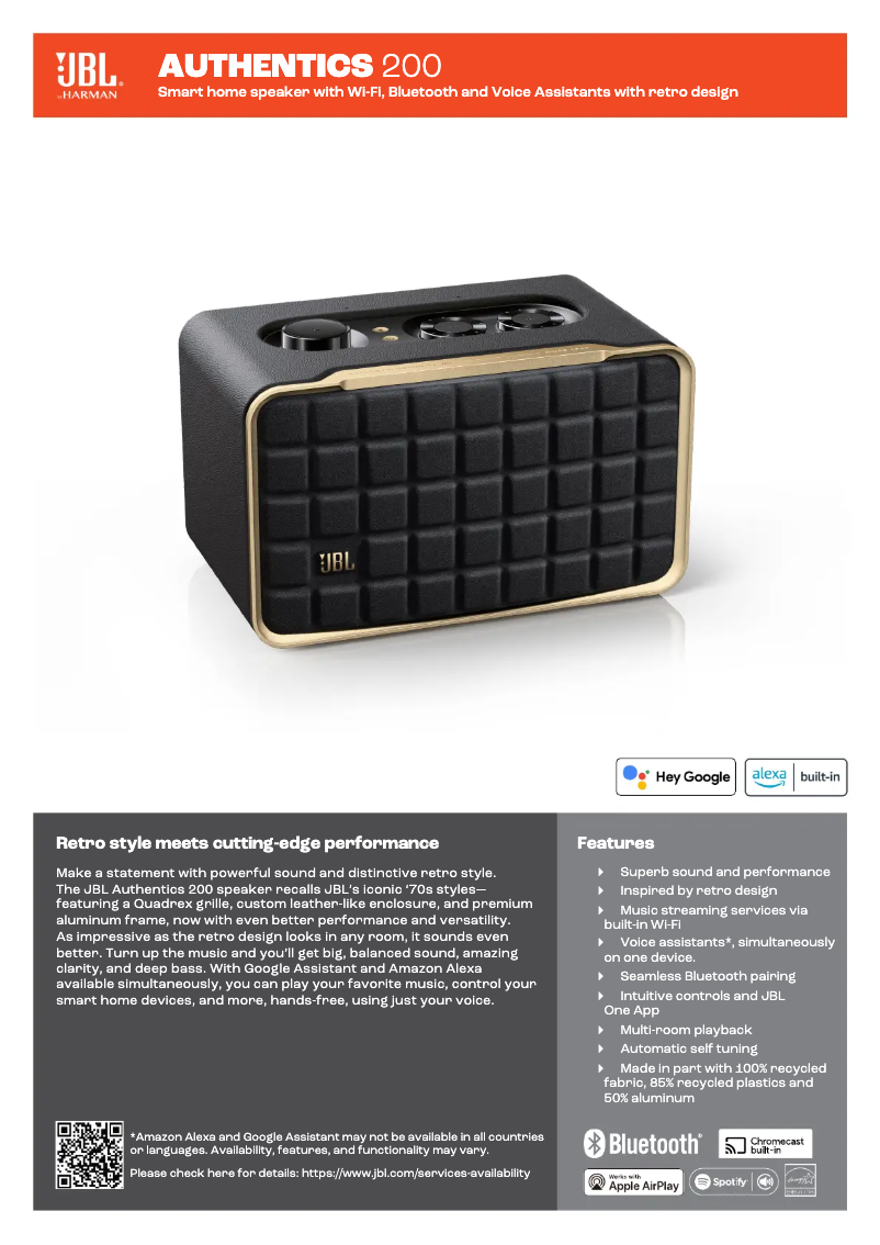 Image de la première page du manuel de l'appareil Authentics 200