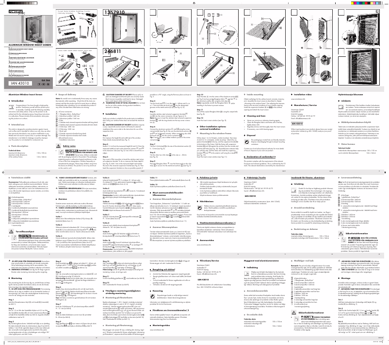 Página 1 del manual Manual de usuario Powerfix IAN 43014