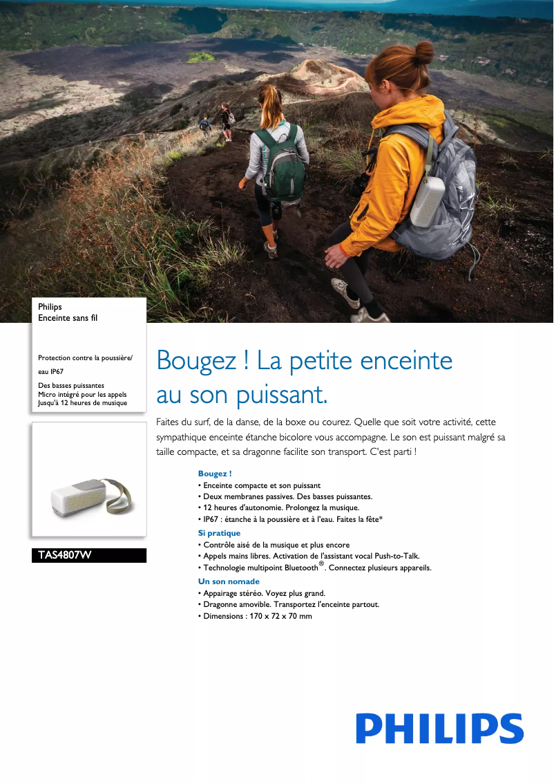 Image de la première page du manuel de l'appareil TAS4807