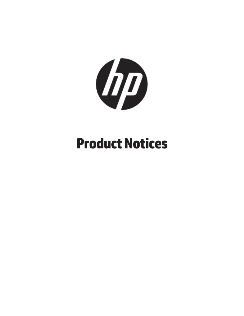 Page 1 de la notice Instructions de sécurité HP 10 Tablet