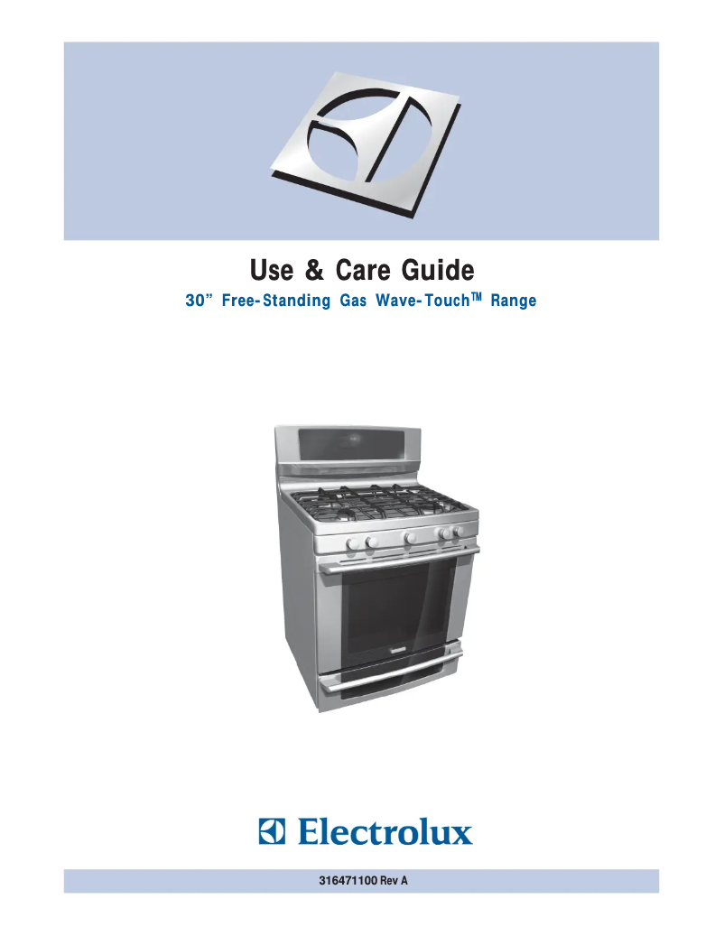 Page n°1 - Manuel utilisateur Electrolux EW30GF65GS
