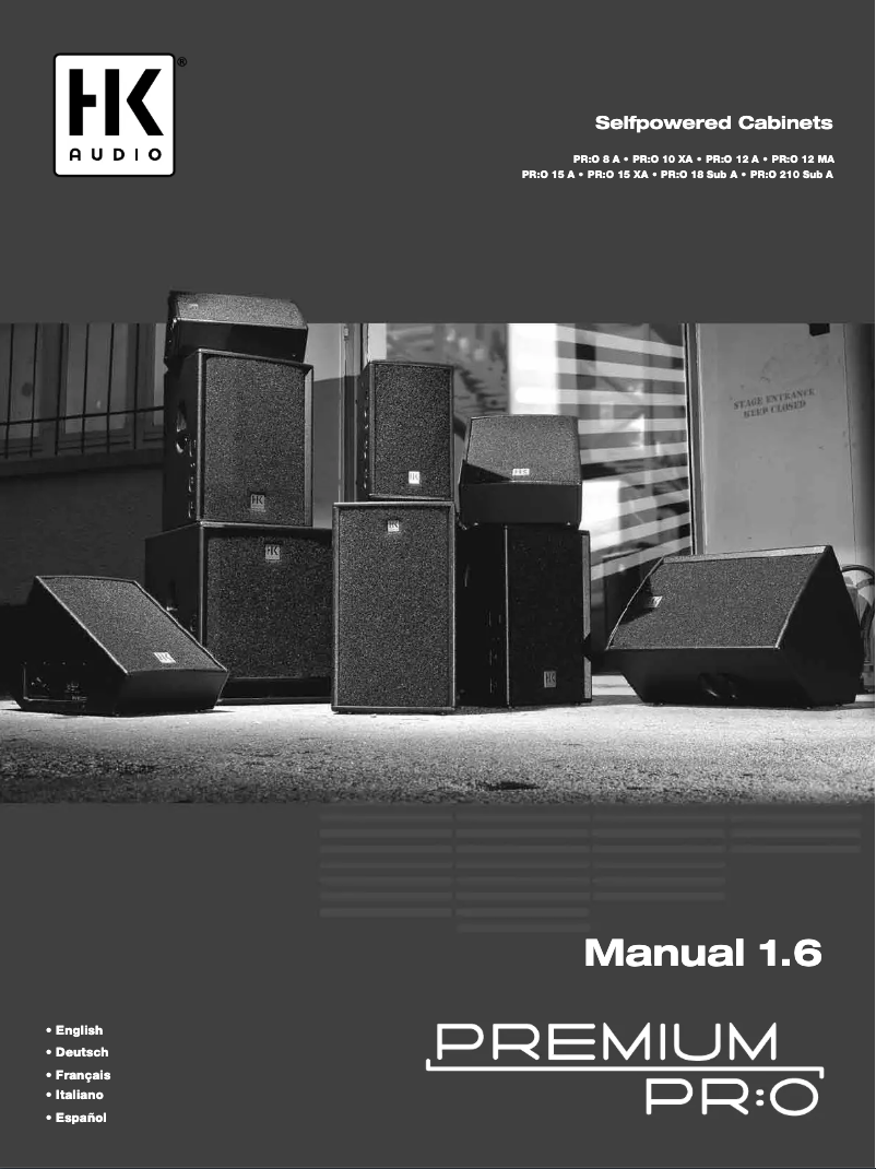 Image de la première page du manuel de l'appareil PR:O 10 XA