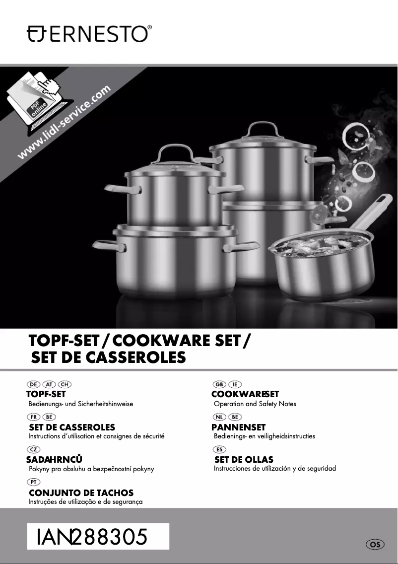 Image de la première page du manuel de l'appareil IAN 288305