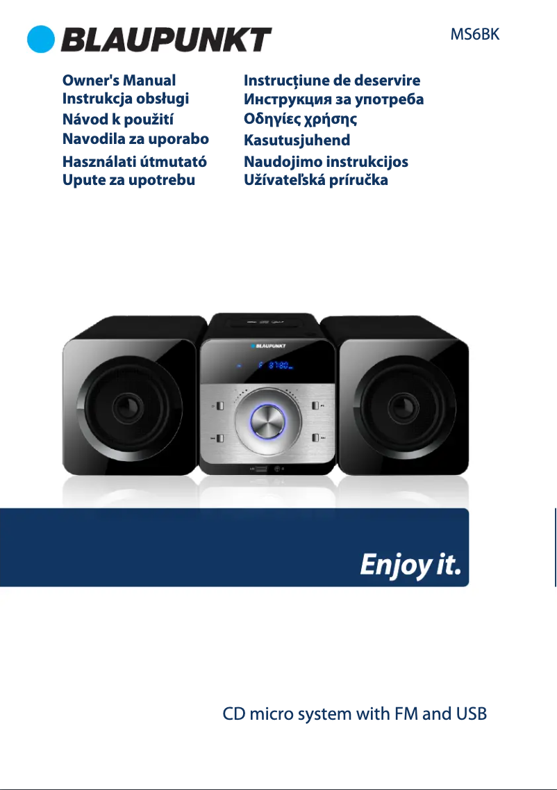 Imagen de la primera página del manual del dispositivo MS6BK