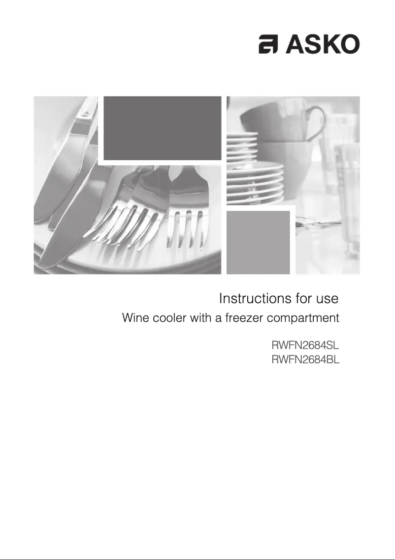 Página 1 del manual Manual de usuario Asko RWFN2684BL