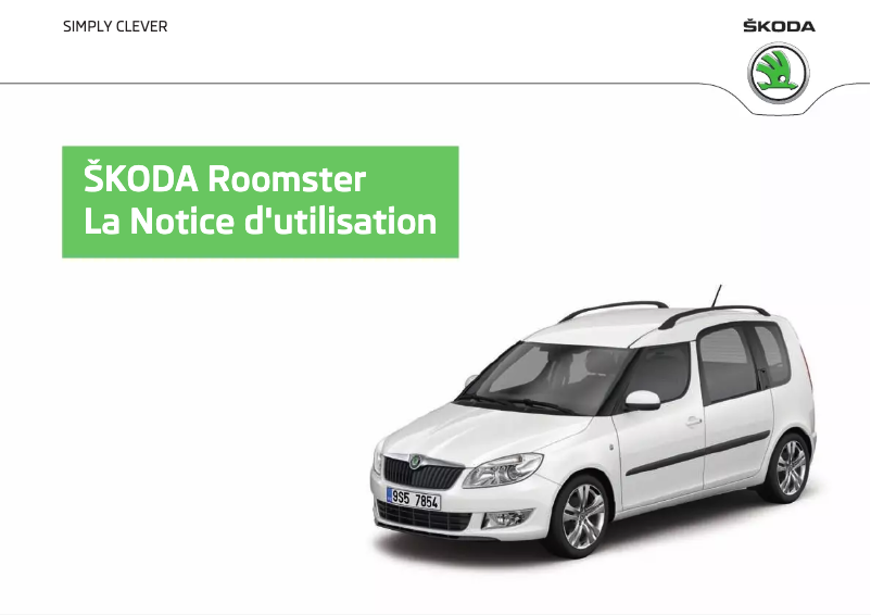 Page n°1 - Manuel utilisateur Skoda Roomster (2012)