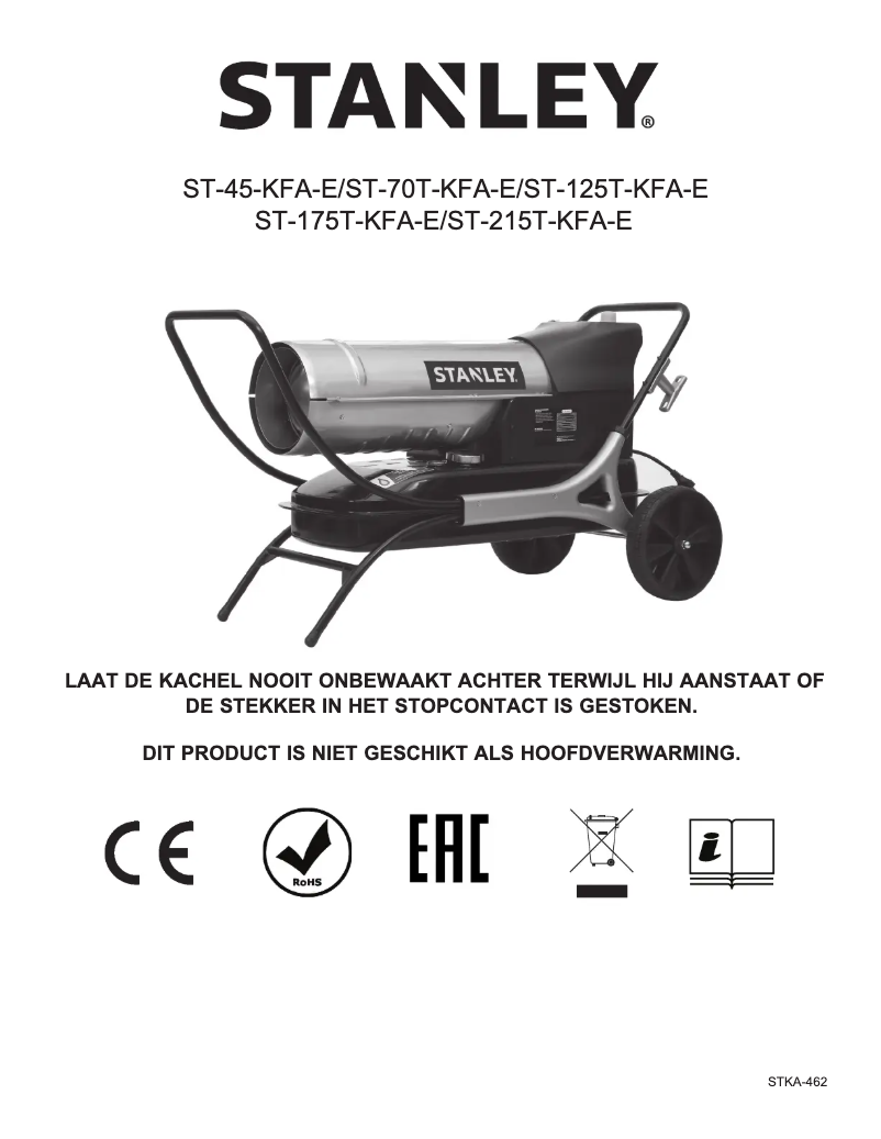 Page n°1 - Manuel utilisateur Stanley ST-70T-KFA-E